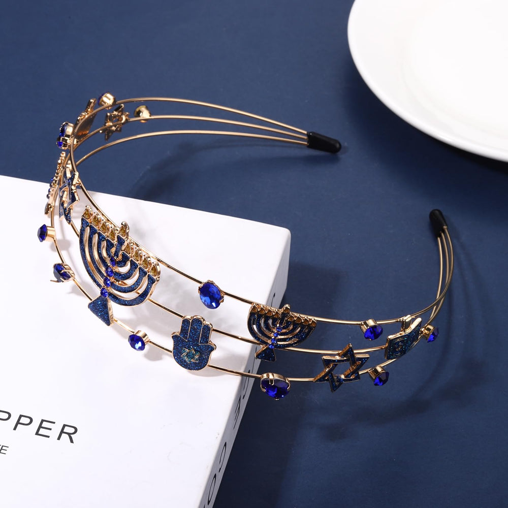 Vokone soft silky-fit headband stays secure during celebrations.