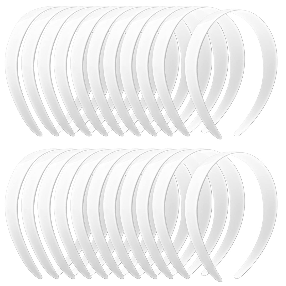 VOKOY headbands 24-pack white pack shot highlights daily wear and easy styling
