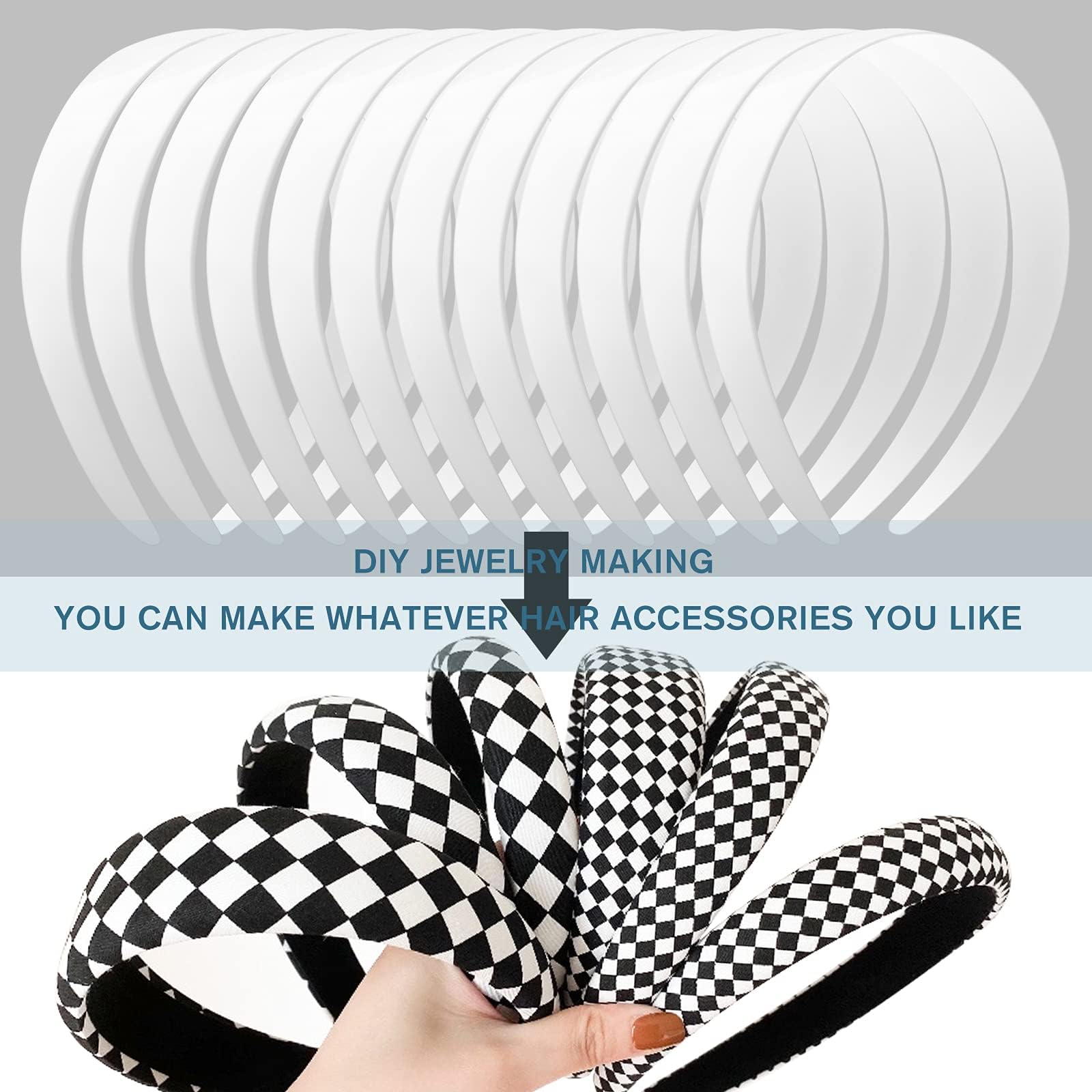 VOKOY headbands decorate-ideas showcase jewels, rhinestones, and fabric accents