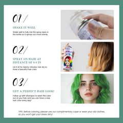 VOLLUCK green spray offers fun color for kids and adults.