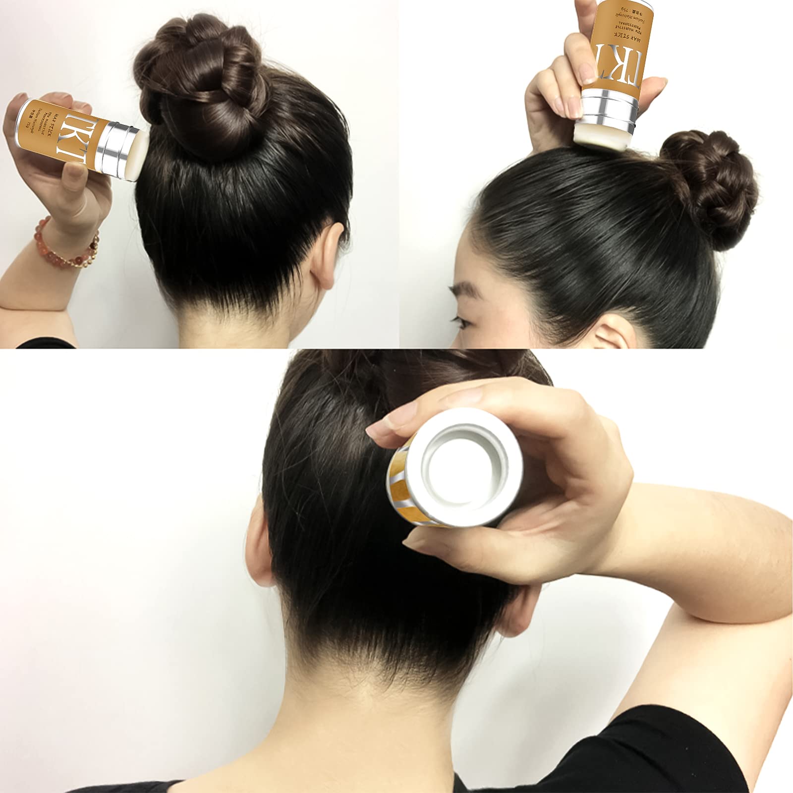 VOLLUCK long-lasting hold wax – keeps wig style intact throughout the day.