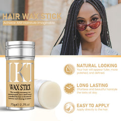VOLLUCK non-greasy styling stick – lightweight formula with no visible shine.