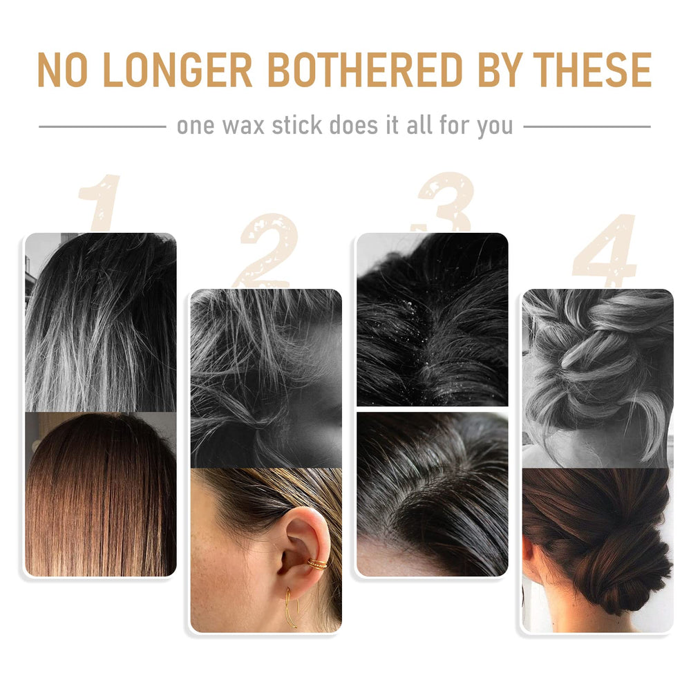 VOLLUCK travel-size hair wax stick – ideal for on-the-go touch-ups.