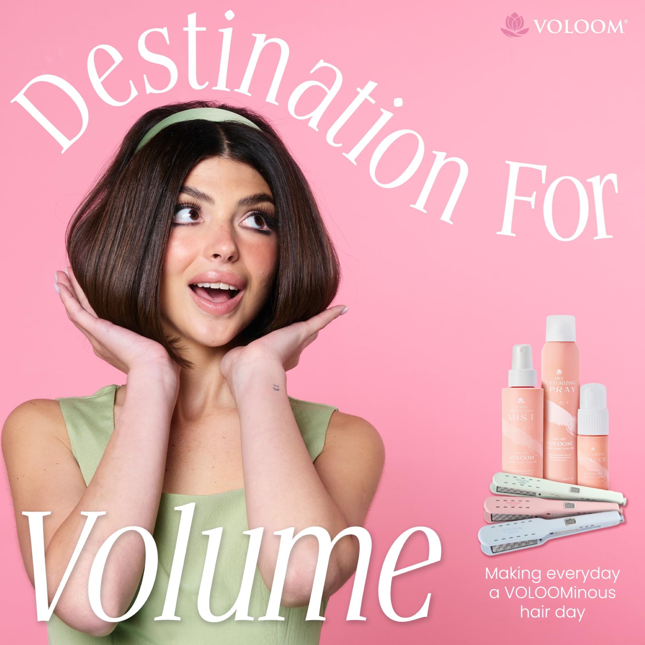 VOLOOM Classic hair clips set helps secure sections for faster volume.