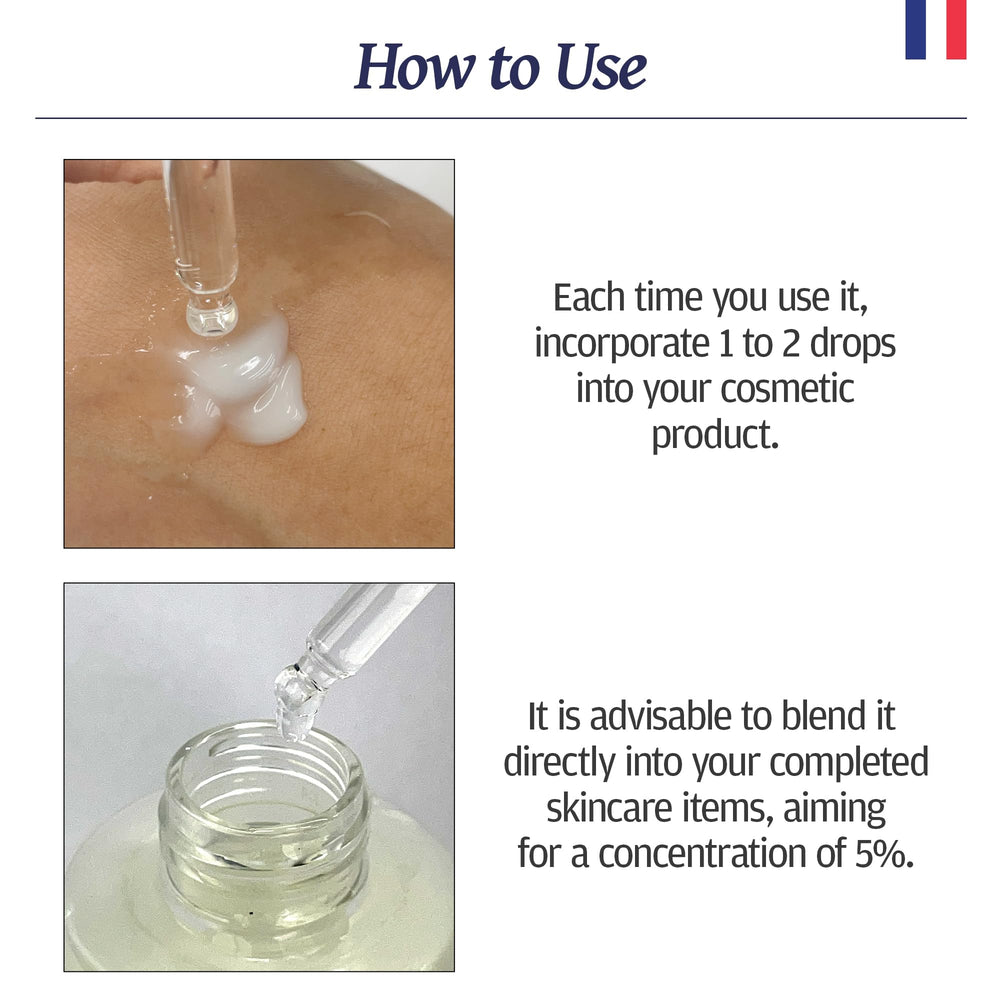Volufiline Sederma France label close-up, signaling cosmetic-grade quality.
