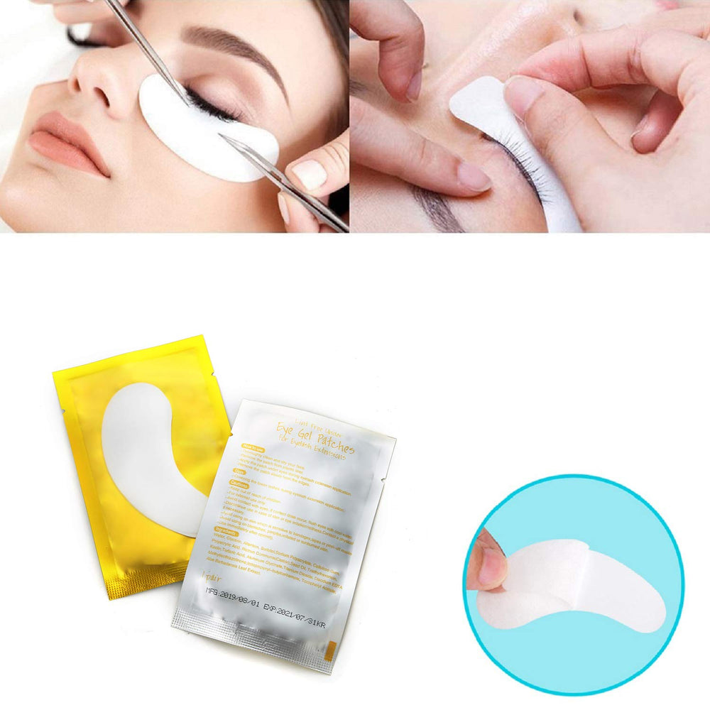 Voncasen eye pads feel cool and comfy against skin during lash procedures.