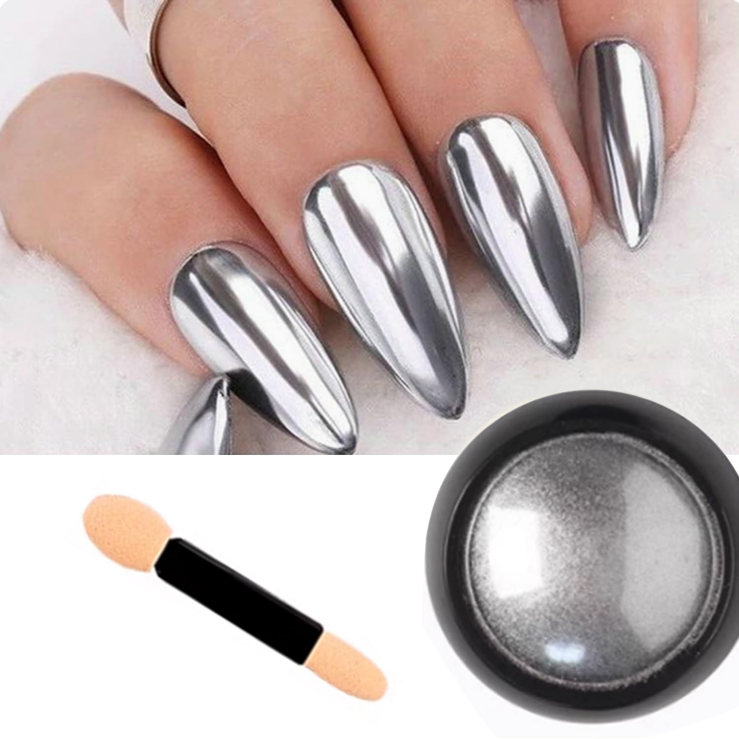 Vonrui nail art kit packaging and contents arranged for professional-grade powder set.