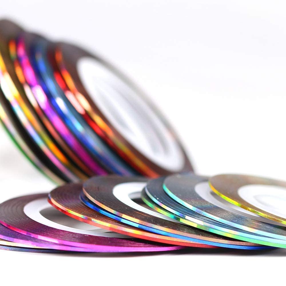 Vonrui holographic silver tape for eye-catching chrome accents