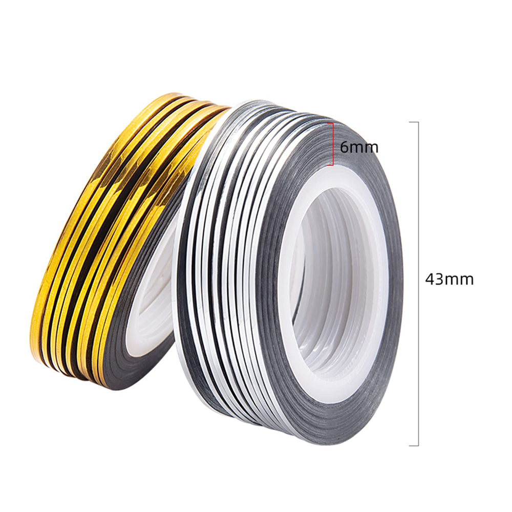Vonrui nail tape 1mm width specs highlight fine line precision.