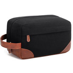 Vorspack Large Travel Toiletry Bag front view, large capacity for organized toiletries during trips.