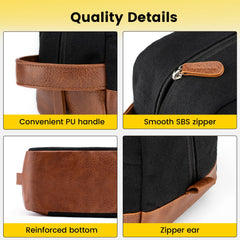 Vorspack travel toiletry bag hanging handle simplifies unpacking in hotels