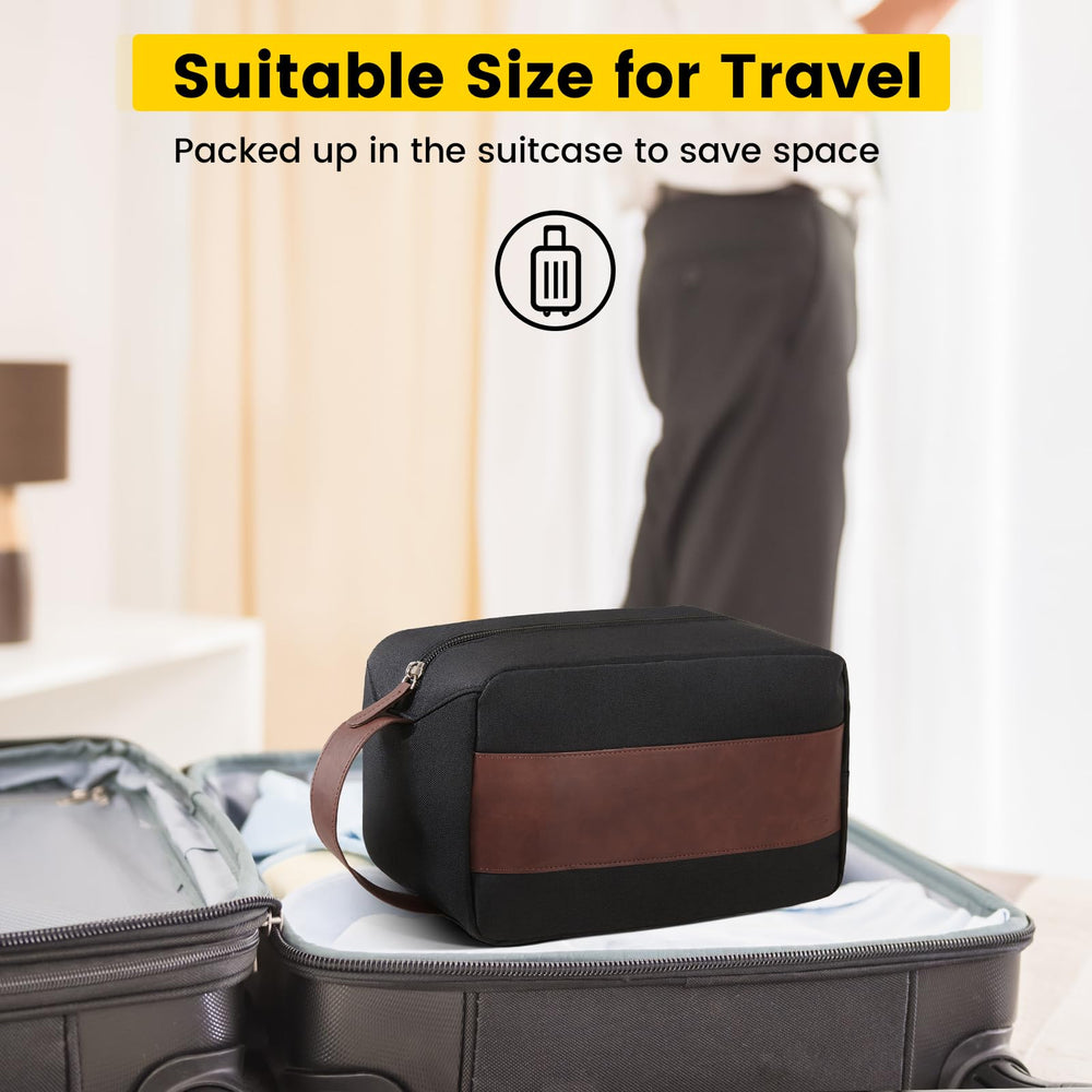 Vorspack travel toiletry bag large fits in luggage for weekend trips.