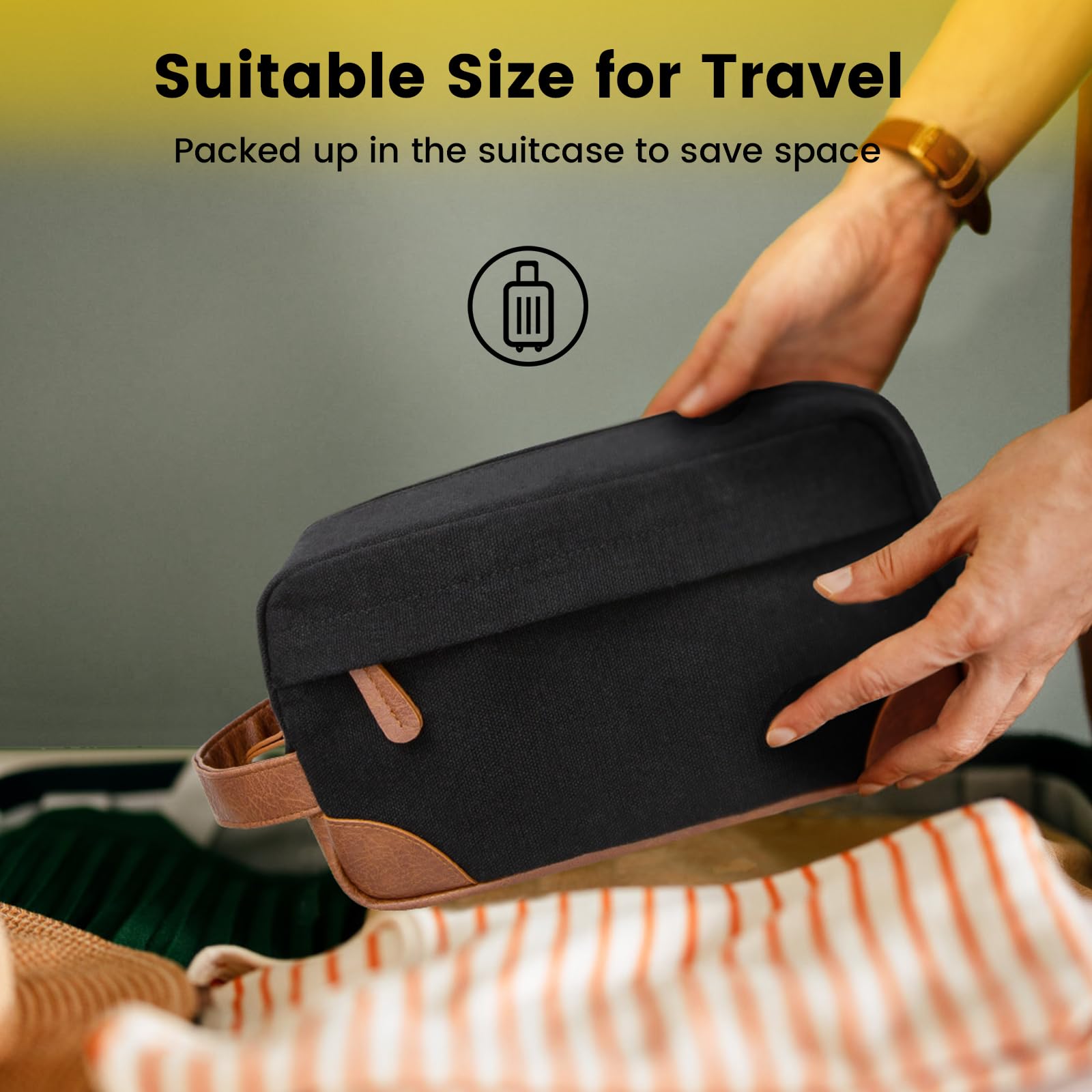 Vorspack travel toiletry bag multiple color options for personal style