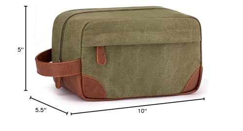Vorspack travel toiletry bag open shows organized compartments for easy access.