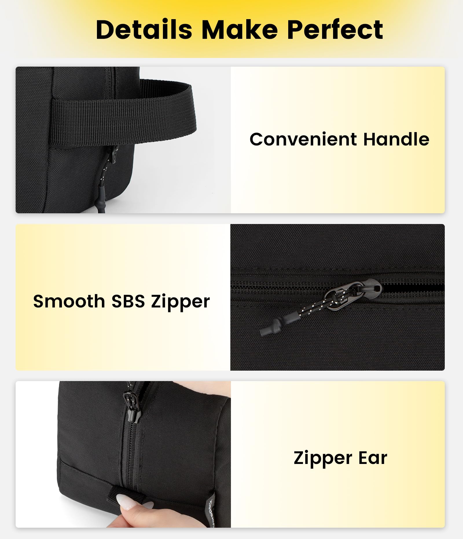 Vorspack water-resistant material protects contents during travel and minor splashes