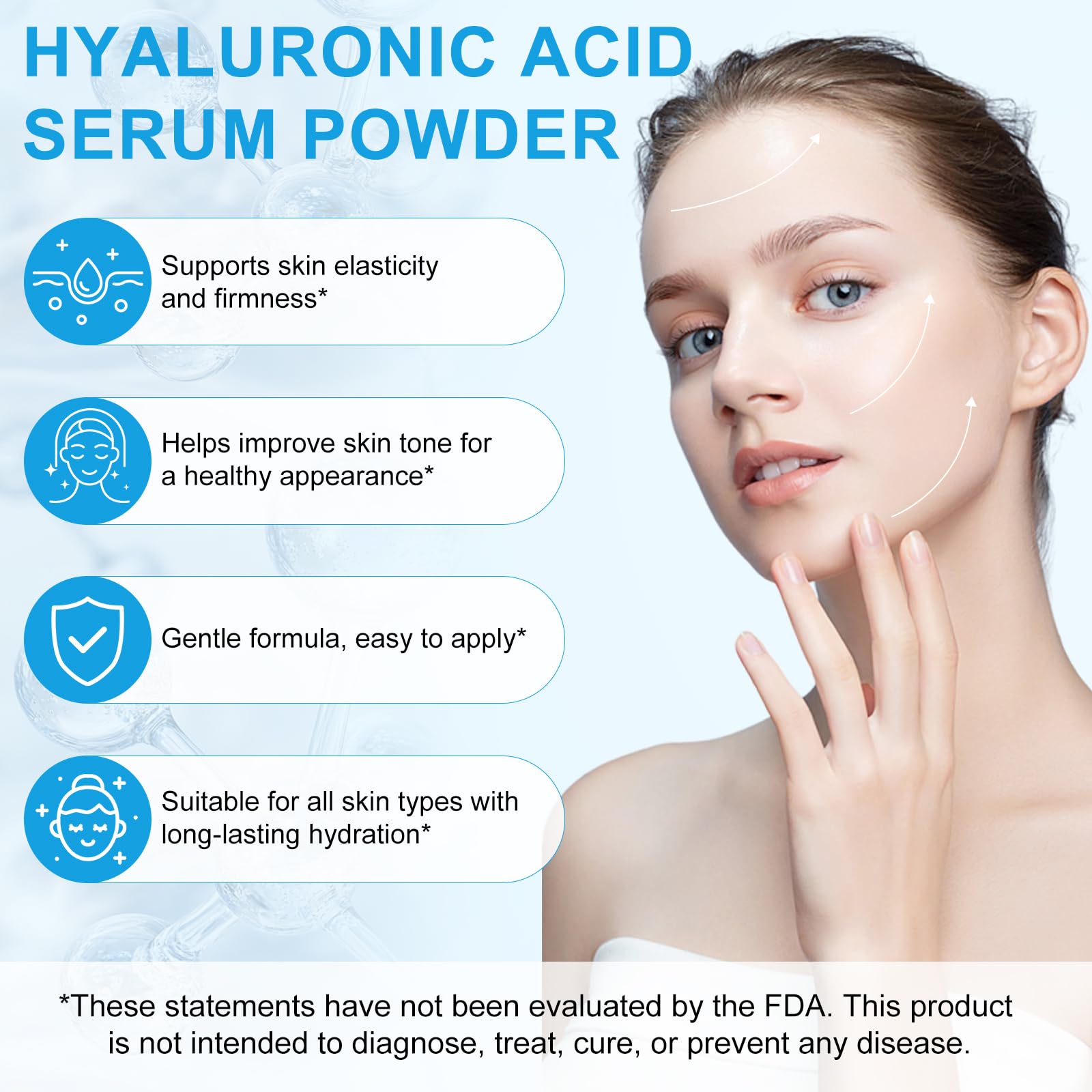 Vortexonix powder being added to moisturizer highlights versatile integration for enhanced hydration.
