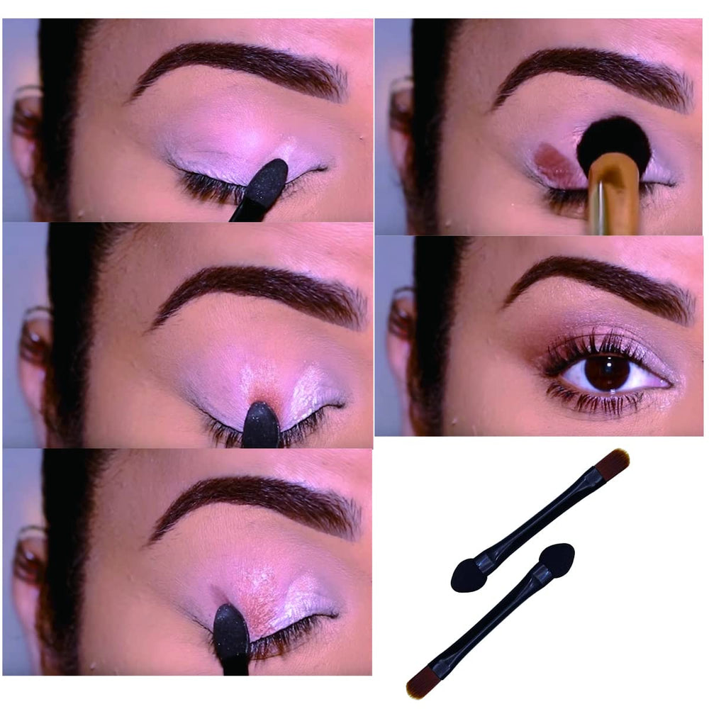 Vôsaidi sponge applicator close-up shows dual sides for precise blending