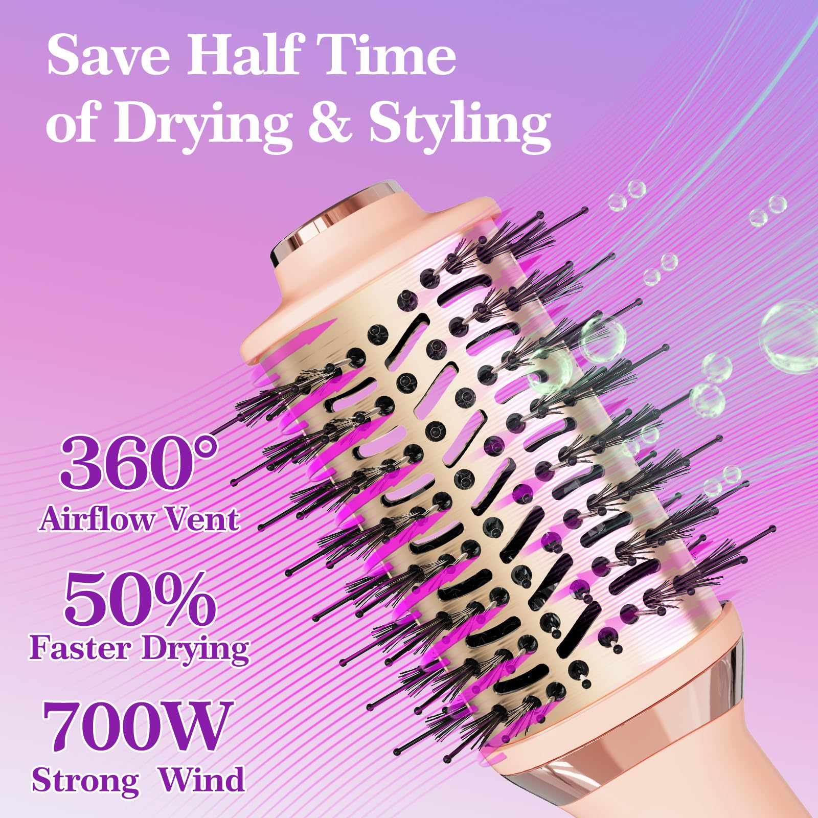 Voseki three heat settings for customizable styling across hair types.
