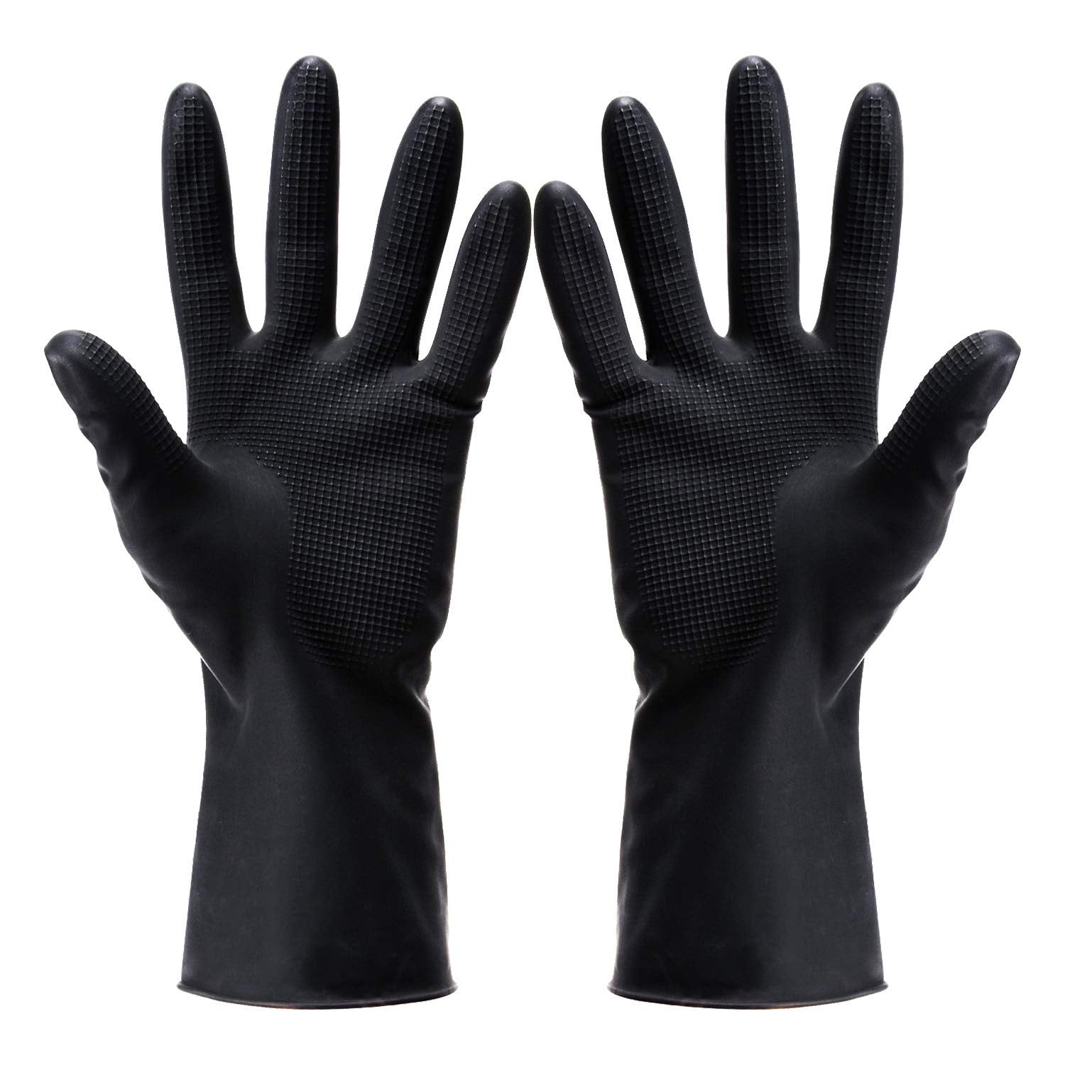 VOVCIG Hair Dye Gloves front view showing durable, reusable protection during salon coloring.