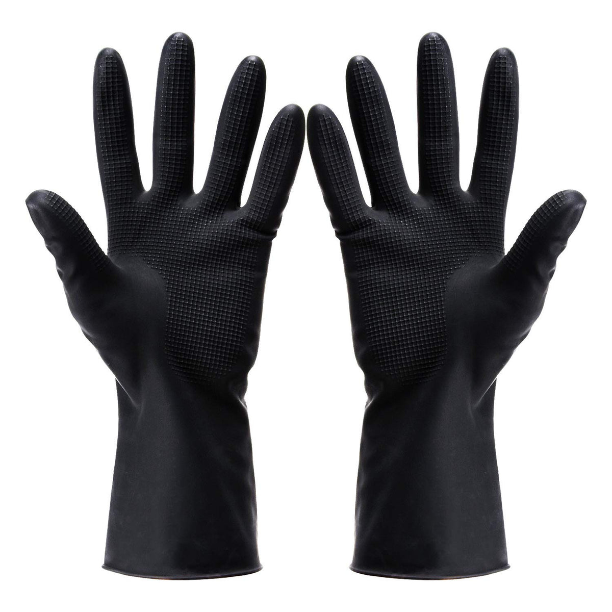 VOVCIG Hair Dye Gloves front view showing durable, reusable protection during salon coloring.