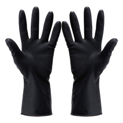 VOVCIG Hair Dye Gloves front view showing durable, reusable protection during salon coloring.