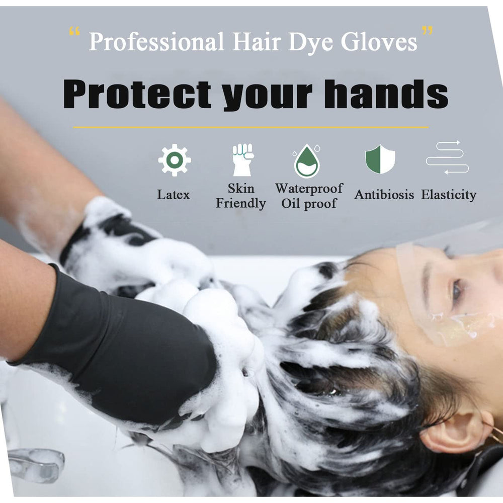 VOVCIG packaging option showing protective gloves ideal for home, spa, and salon color work.