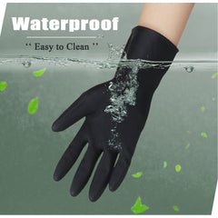 VOVCIG Hair Dye Gloves close-up shows thick, tear-resistant material for extended salon wear.