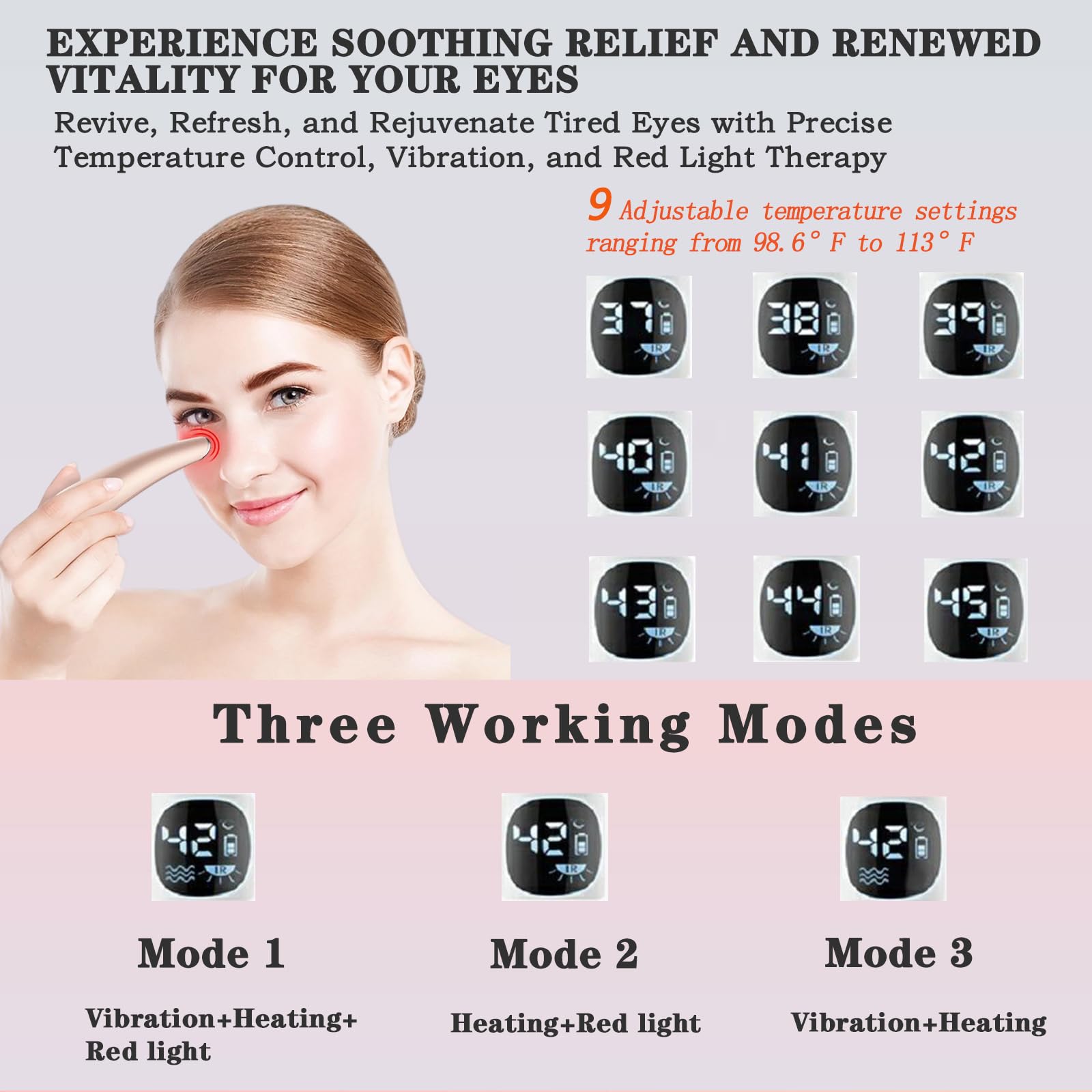 Vowleike compact design wand in action for quick routines.