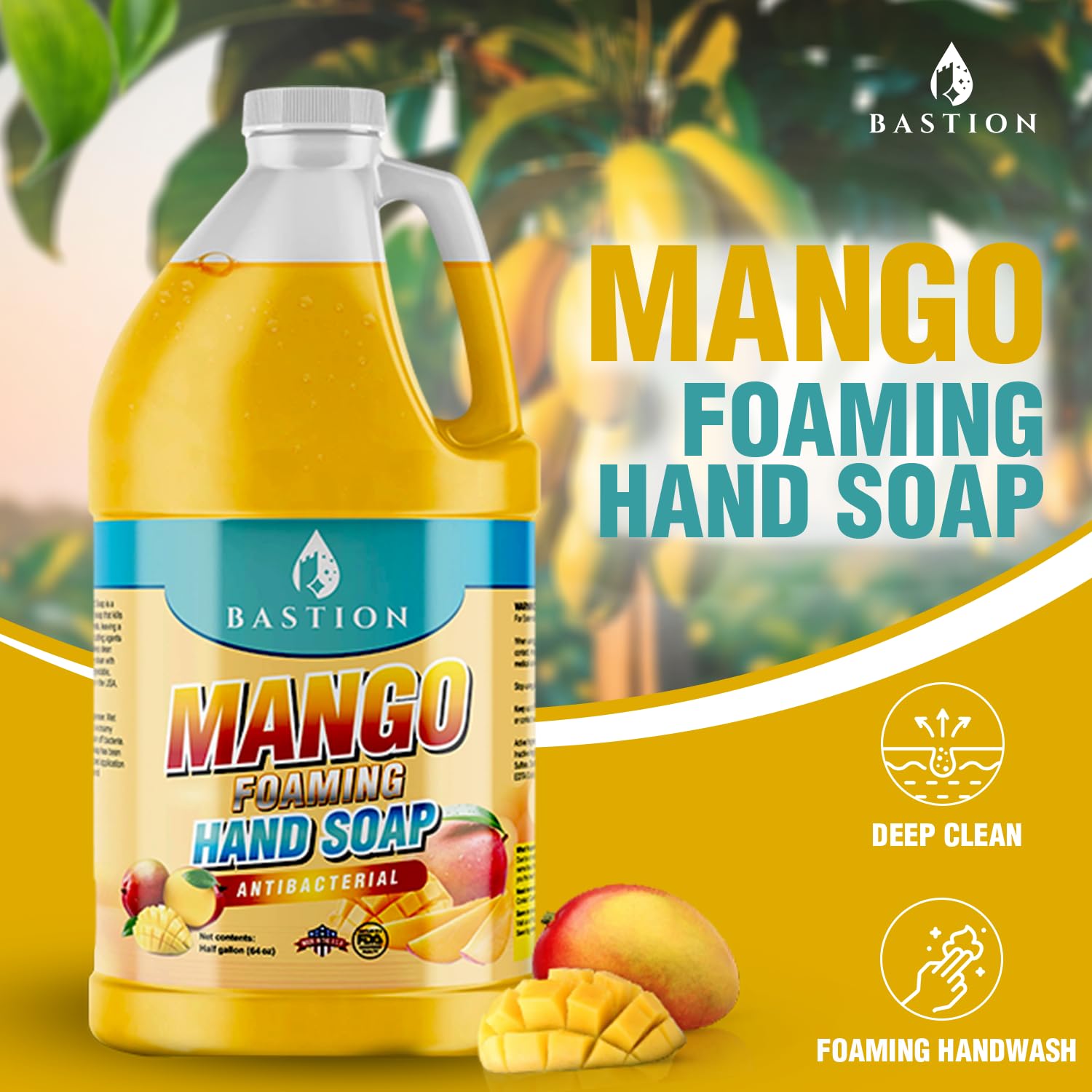 Voyager USA-made Mango Hand Soap refill jug ready for bulk savings.