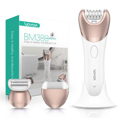 VOYOR Epilator BM300 epilation head for efficient root hair removal and smooth skin.