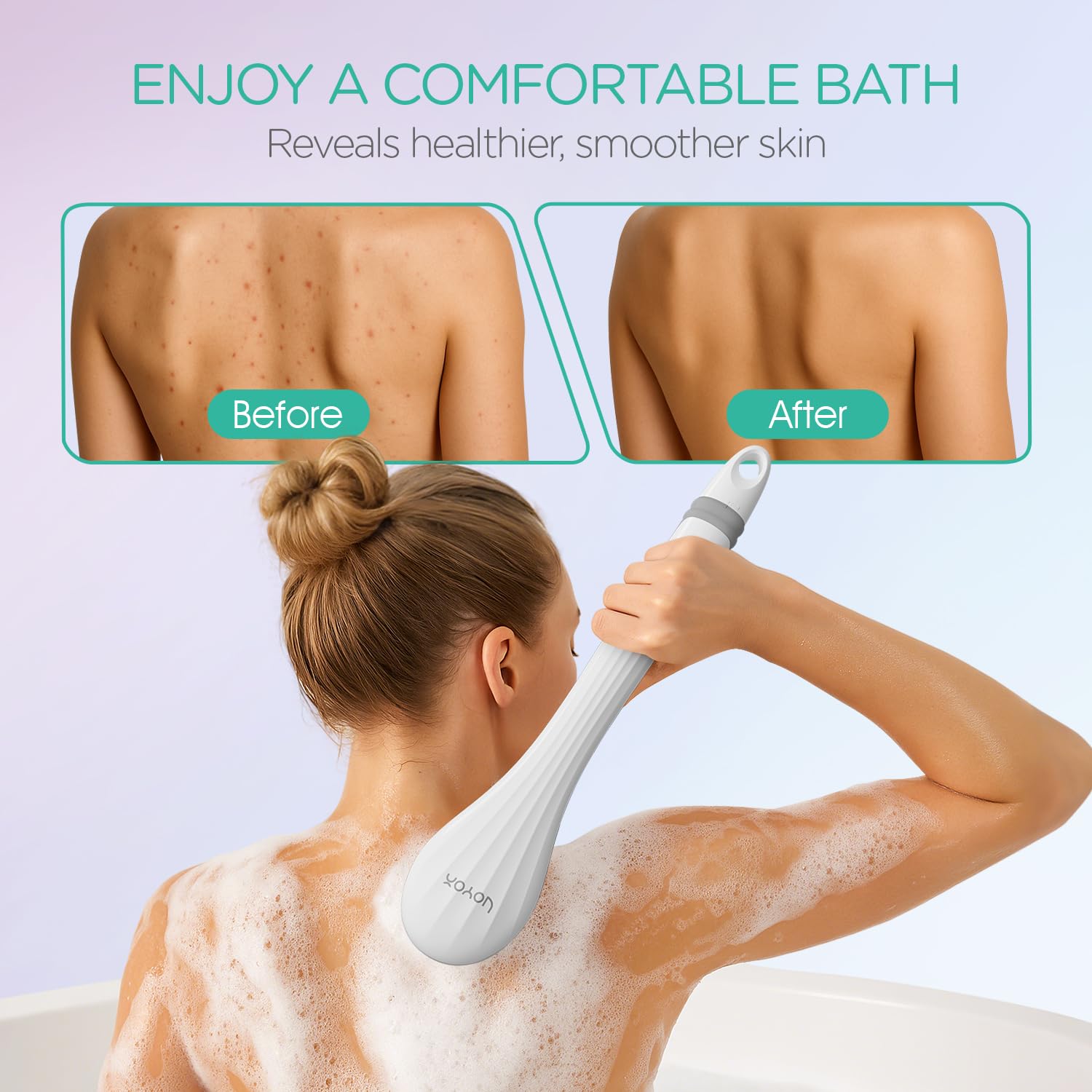 VOYOR BC100 offers two-level intensity to customize your cleansing power.