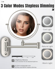 vpu extendable arm and 360° rotation for flexible positioning