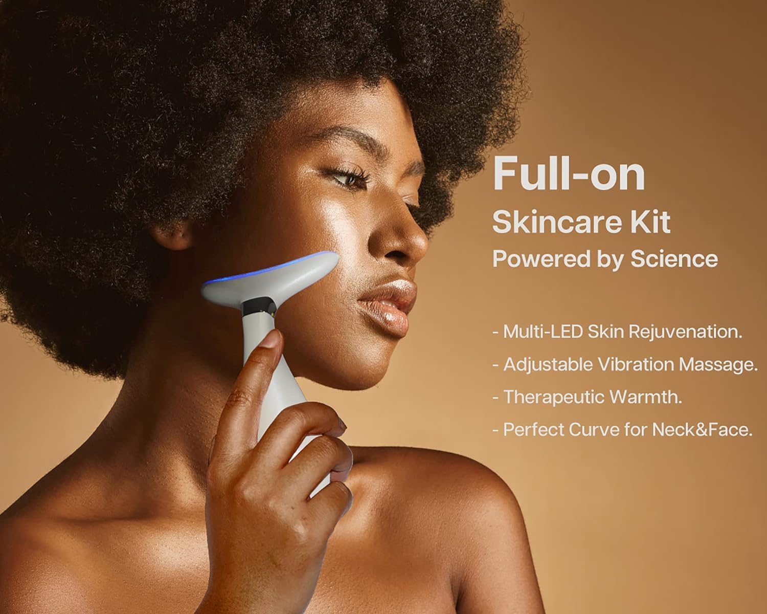 VRAIKO Lily top view highlights compact design for travel skincare sessions