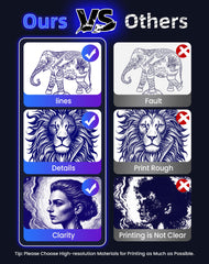 Vretti P84 with Tattoo Go app setup for direct image printing