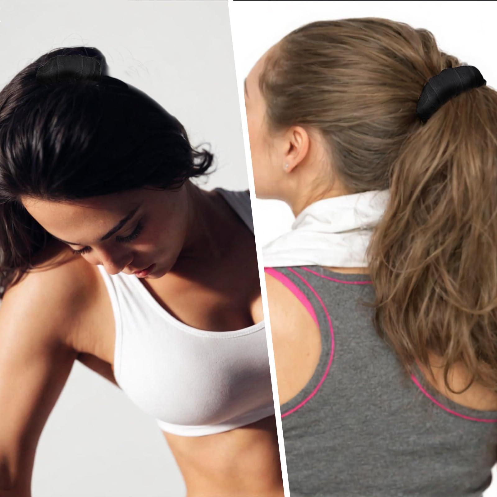 Vrose Flosi thick-curly-hair-friendly ties support heavier strands without pulling.