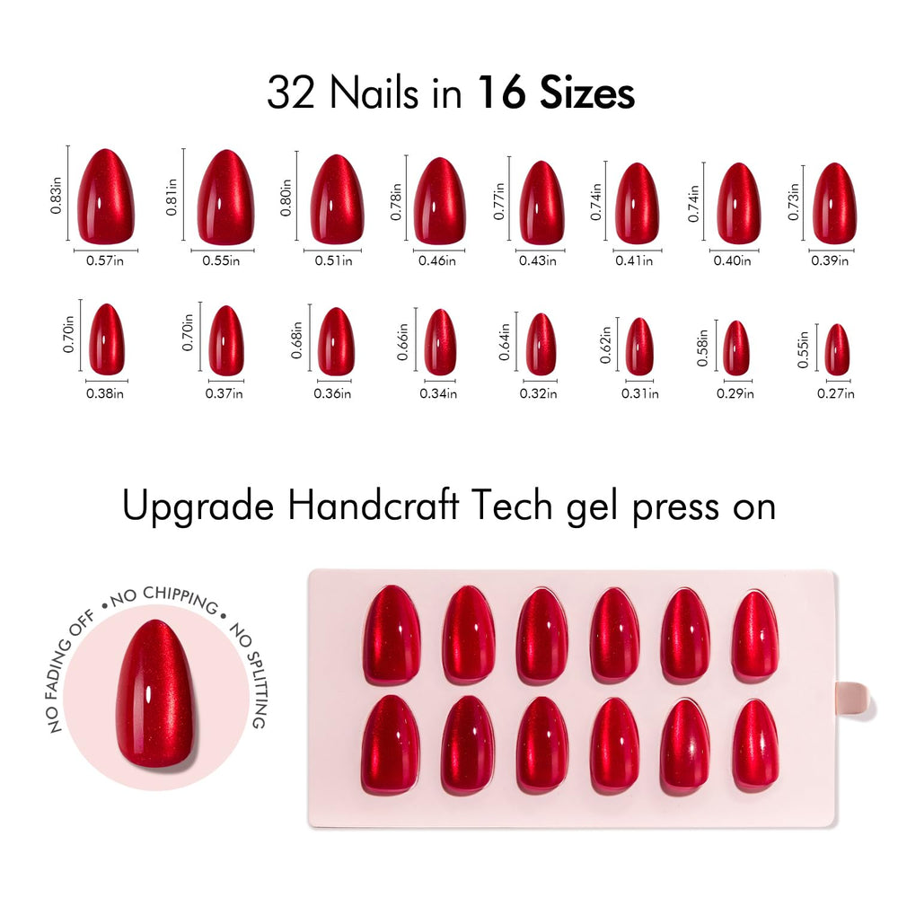 VSALON daily-wear nails ideal for showers and typing.