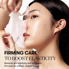 VT COSMETICS CICA Collagen Daily Mask close-up highlighting hydration effect.