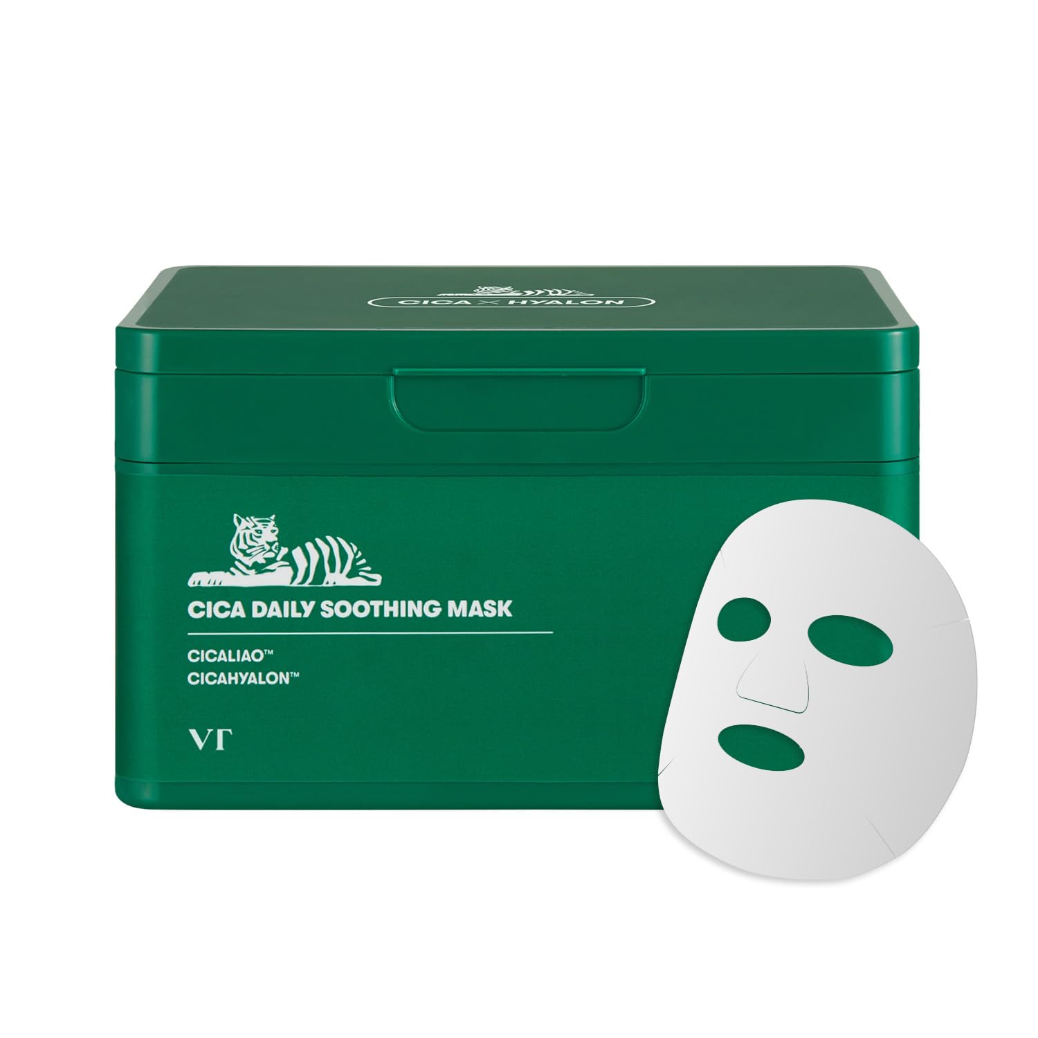 VT COSMETICS CICA Daily Soothing Mask 30 sheets pack shot for consistent hydration