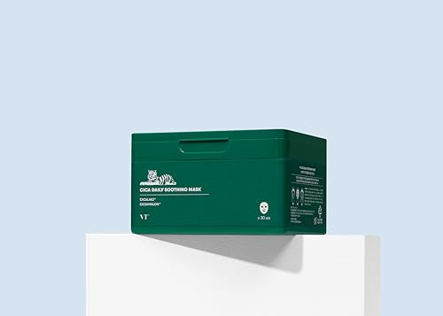 VT COSMETICS CICA Daily Soothing Mask ingredient-closeup highlights cica-hyalon formula