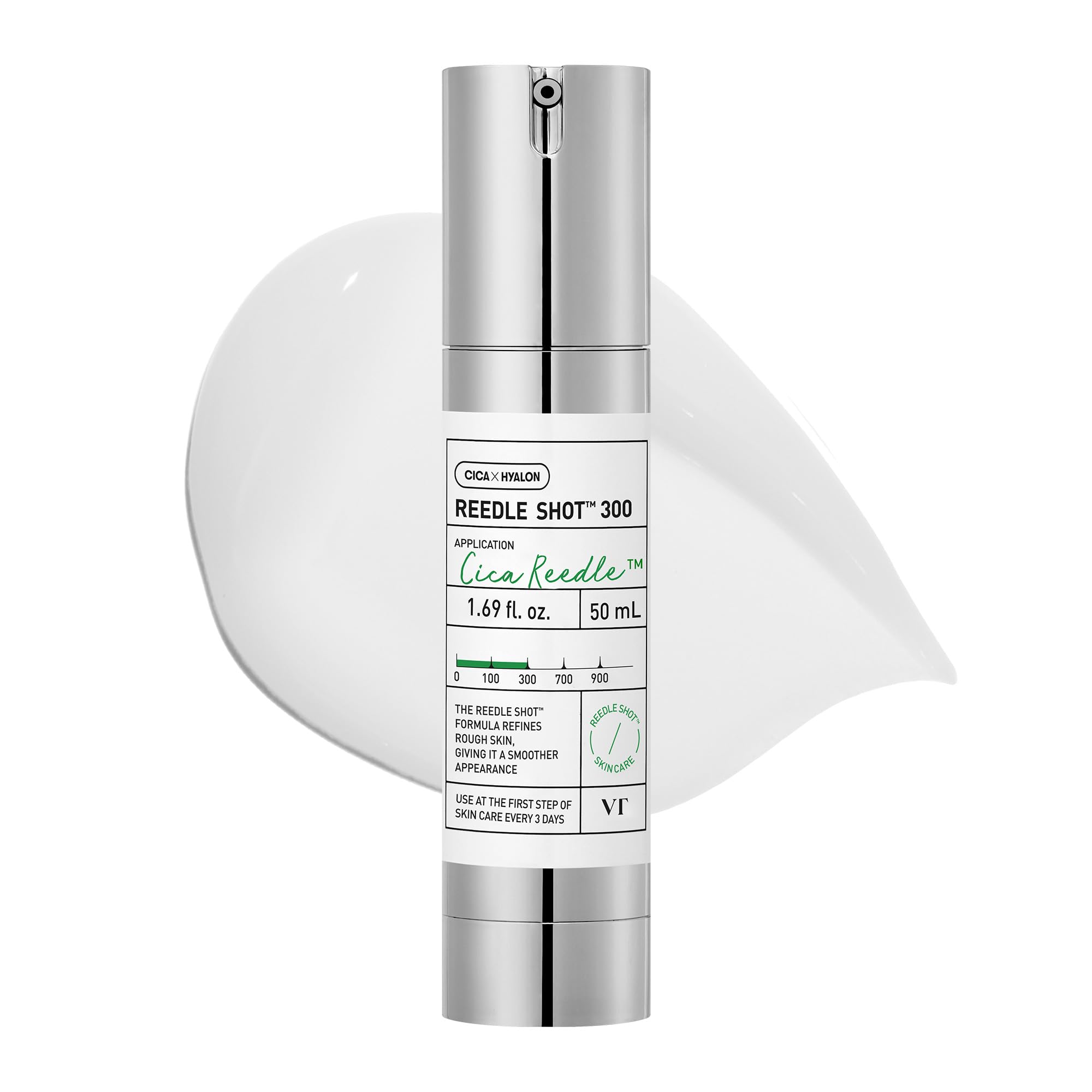 VT COSMETICS CICA Reedle Shot bottle for night-time renewal.