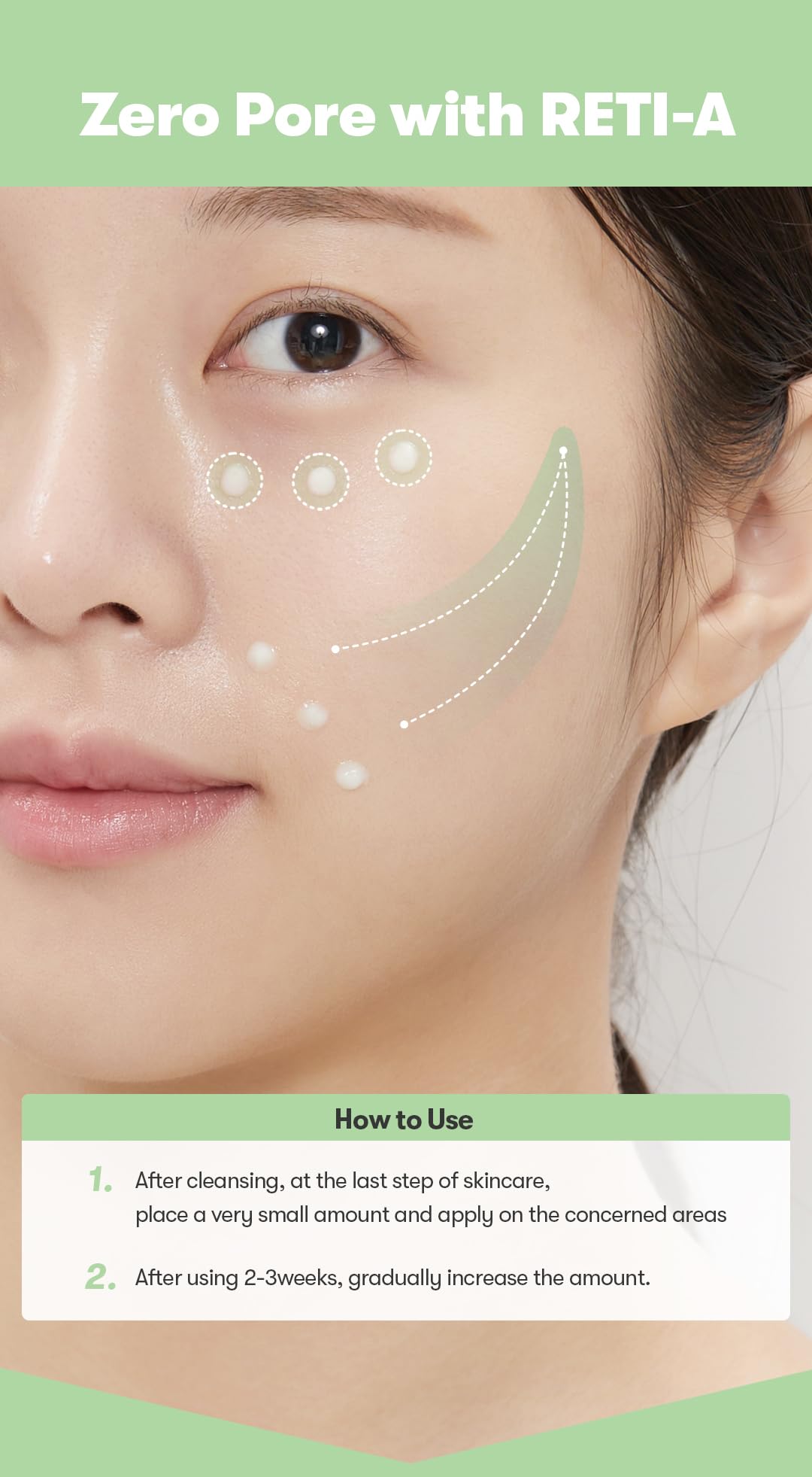 VT COSMETICS Cica Reti-A Retinol Essence texture shown during application for gentle hydration.