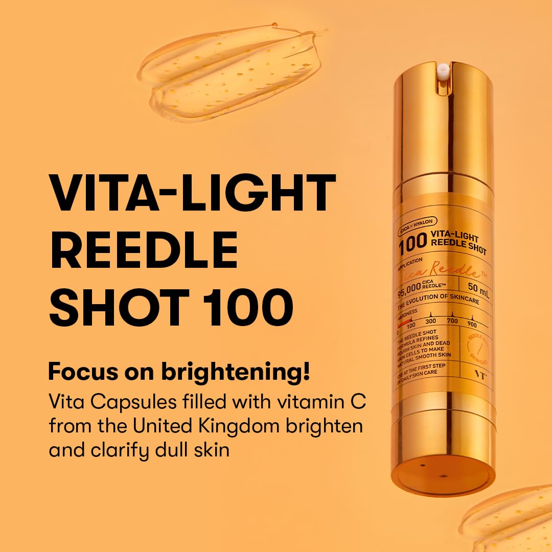 VT COSMETICS Color Reedle Shot application close-up highlighting smooth texture for easy layering
