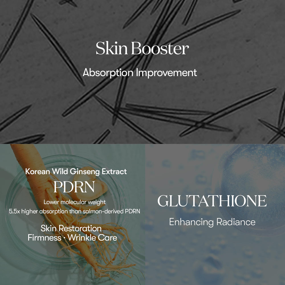 VT COSMETICS Color Reedle Shot routine image suggests simple daily skincare steps