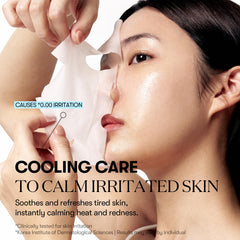 VT COSMETICS Cryo Ice Mask ingredients glow: glacial water and actives