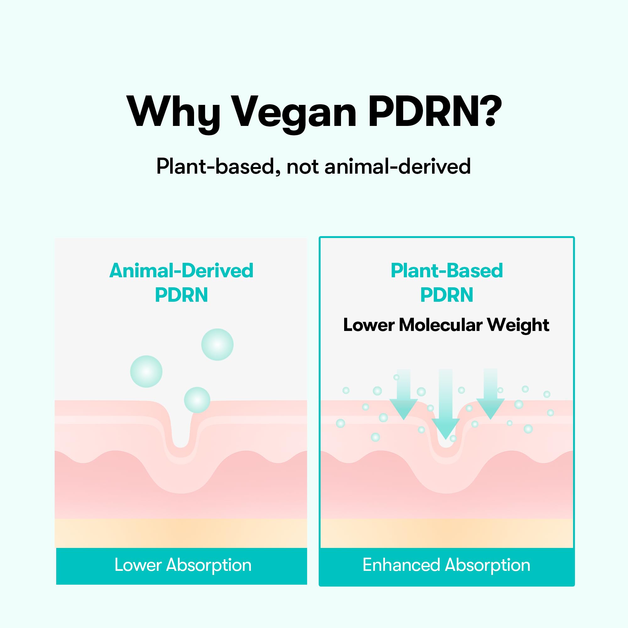 VT COSMETICS PDRN Glow Ampoule with barrier care ingredients supports moisture barrier.