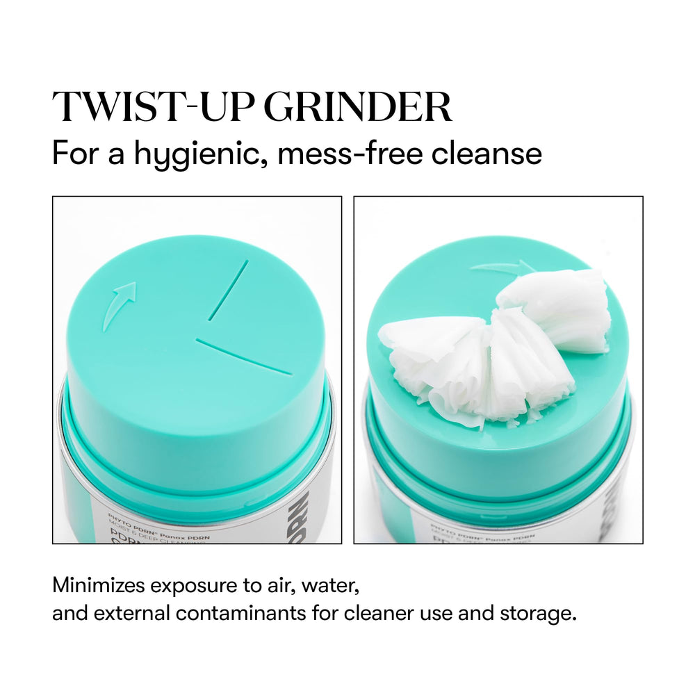 VT COSMETICS PDRN Grinding Cleansing Balm after cleansing leaves skin hydrated and smooth