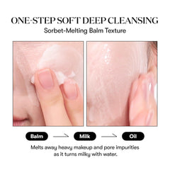 VT COSMETICS PDRN Grinding Cleansing Balm texture melts makeup effortlessly