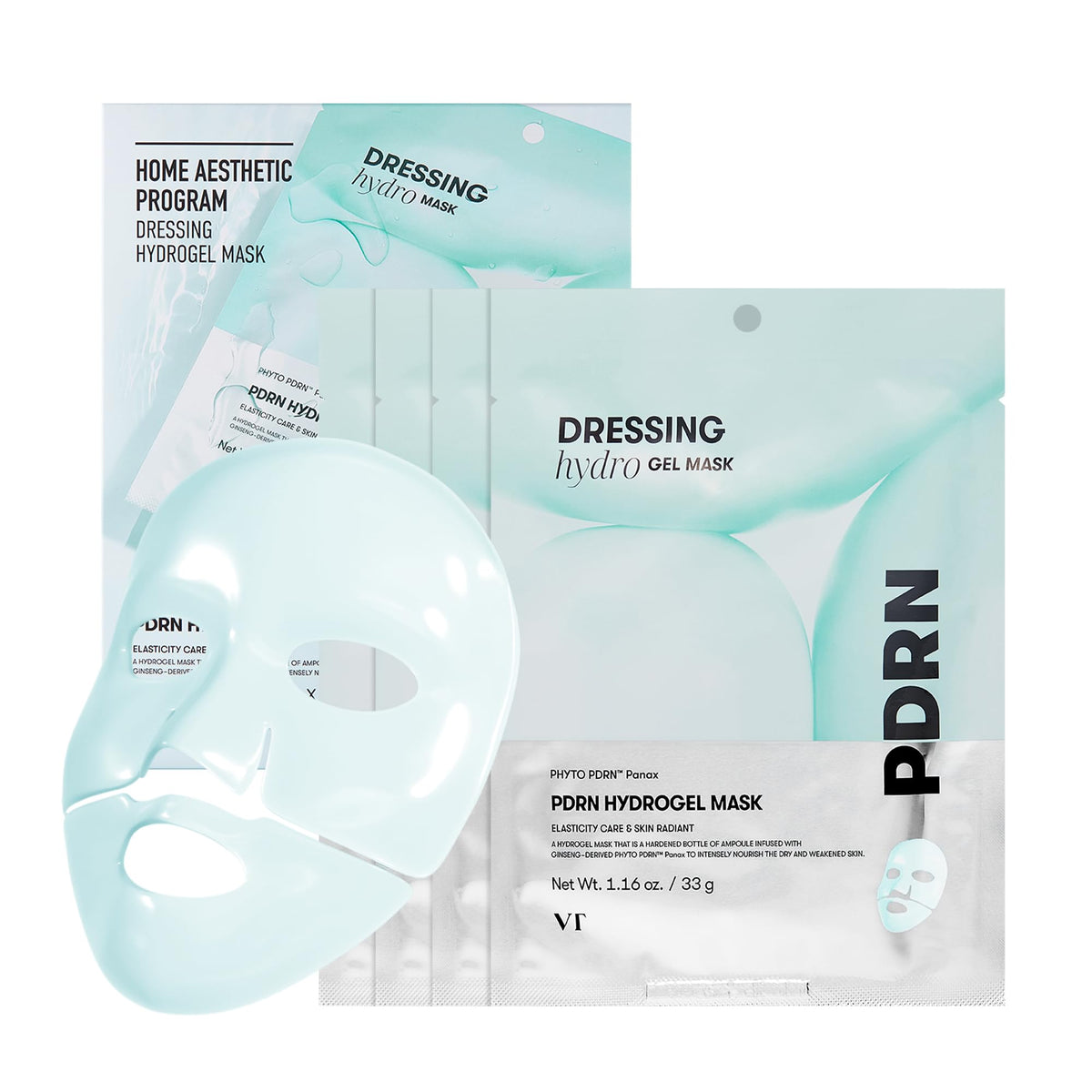 VT COSMETICS PDRN Hydrogel Mask overnight application for intense hydration and glow