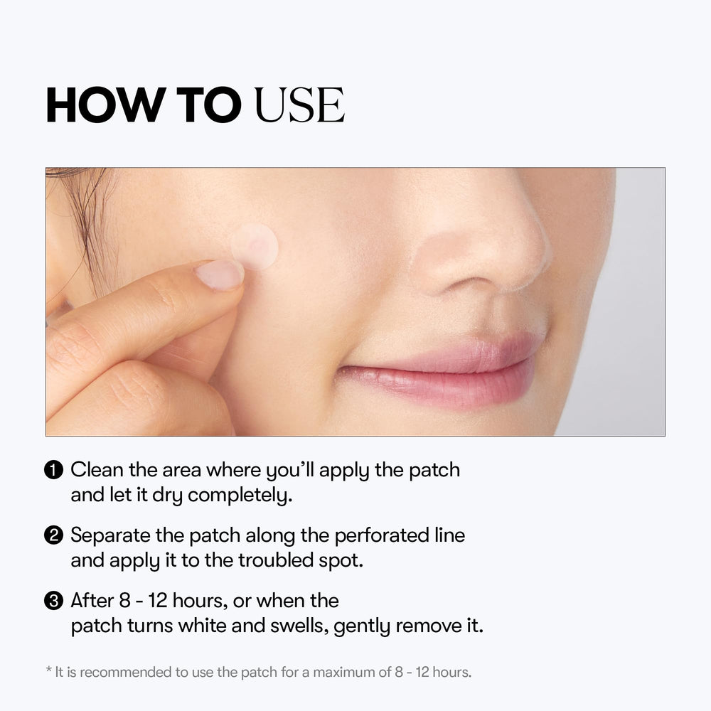 VT COSMETICS Pro CICA Spot Patch waterproof design demonstrates stay-in-place wear.