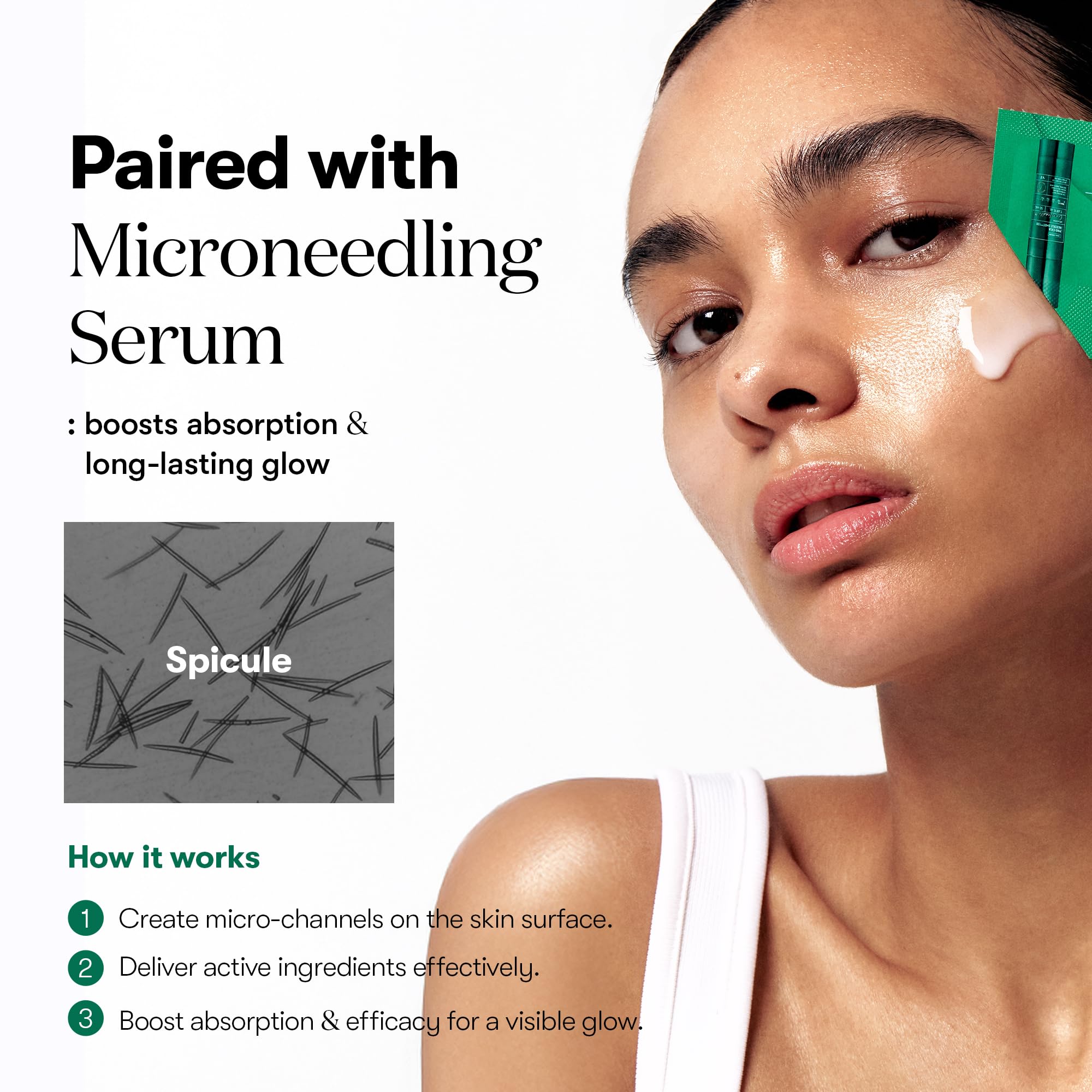 CICA HYALON-GENE detail signals signature calming action in VT COSMETICS Reedle Shot.